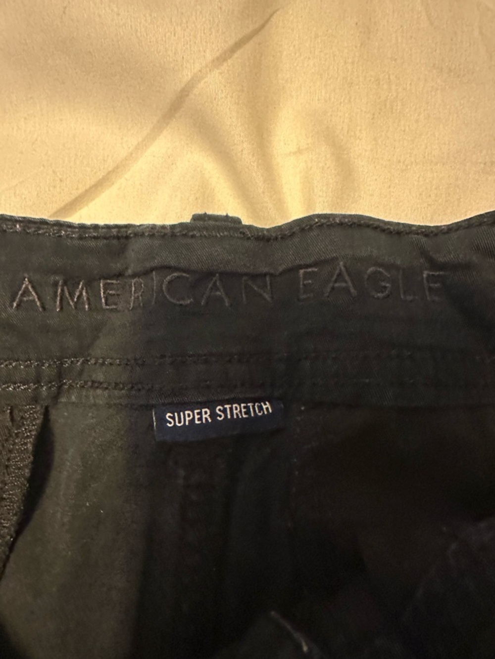 American Eagle Outfitters Black Super Stretch Shorts - Picture 2 of 4